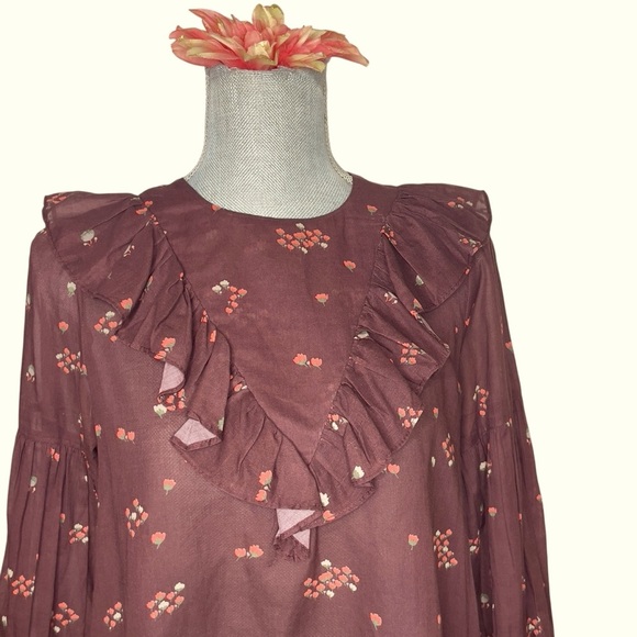 Warm
Floral Print Bateau Neckline Blouse
Size: L - Picture 3 of 15